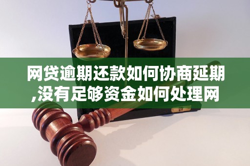 网贷逾期还款如何协商延期,没有足够资金如何处理网贷逾期还款