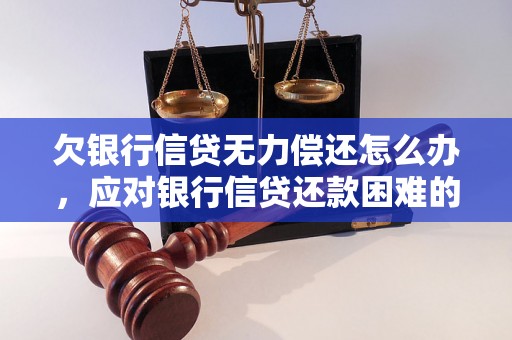 欠银行信贷无力偿还怎么办，应对银行信贷还款困难的解决方法