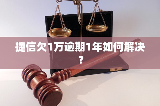 捷信欠1万逾期1年如何解决？