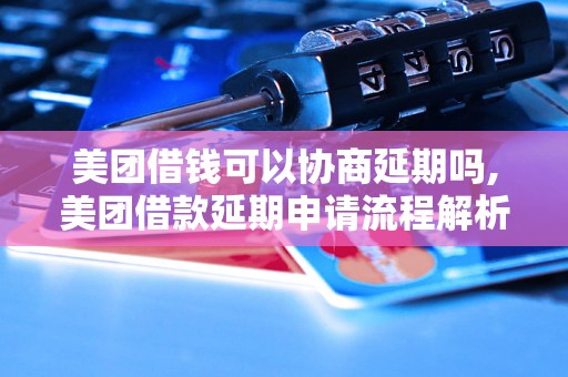 美团借钱可以协商延期吗,美团借款延期申请流程解析