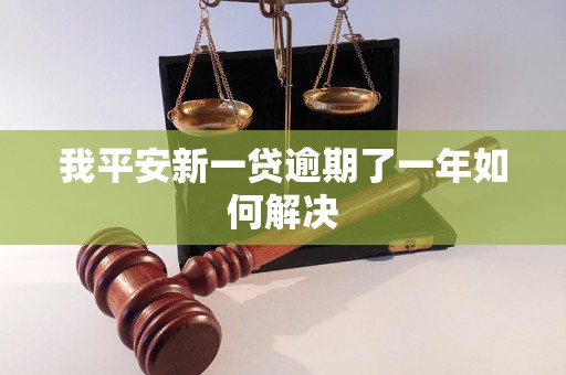 我平安新一贷逾期了一年如何解决