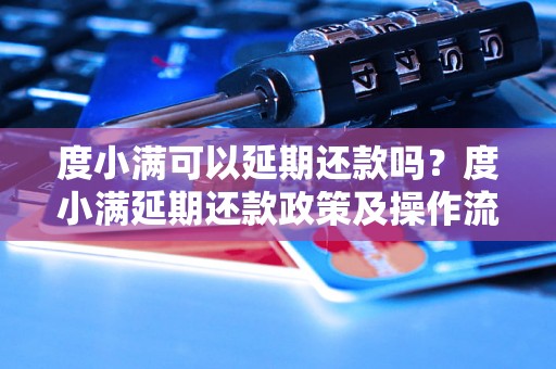 度小满可以延期还款吗？度小满延期还款政策及操作流程详解