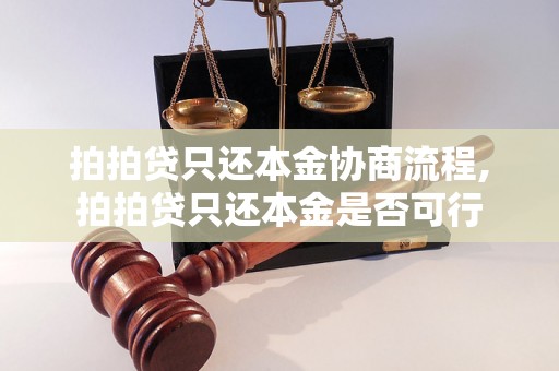 拍拍贷只还本金协商流程,拍拍贷只还本金是否可行