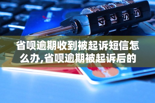 省呗逾期收到被起诉短信怎么办,省呗逾期被起诉后的处理方法