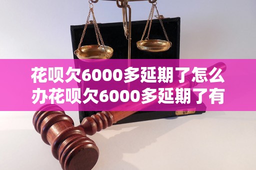 花呗欠6000多延期了怎么办花呗欠6000多延期了有什么解决办法