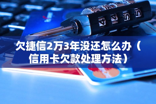 欠捷信2万3年没还怎么办（信用卡欠款处理方法）