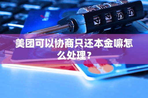 美团可以协商只还本金嘛怎么处理？