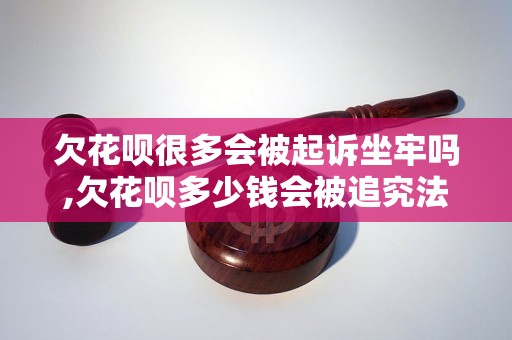 欠花呗很多会被起诉坐牢吗,欠花呗多少钱会被追究法律责任