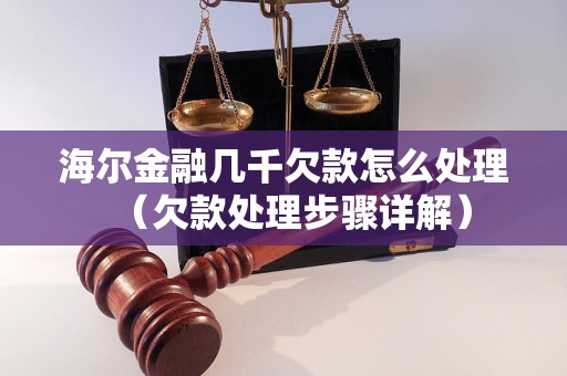 海尔金融几千欠款怎么处理（欠款处理步骤详解）