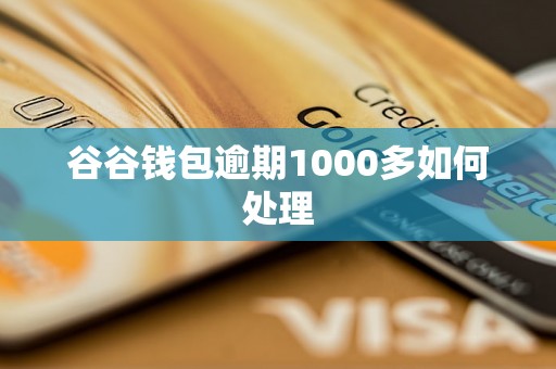 谷谷钱包逾期1000多如何处理