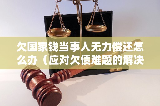 欠国家钱当事人无力偿还怎么办（应对欠债难题的解决方案）