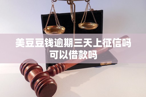 美豆豆钱逾期三天上征信吗可以借款吗