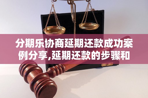 分期乐协商延期还款成功案例分享,延期还款的步骤和注意事项