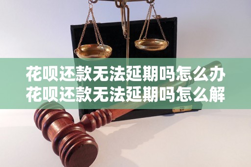 花呗还款无法延期吗怎么办花呗还款无法延期吗怎么解决？