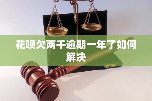 花呗欠两千逾期一年了如何解决