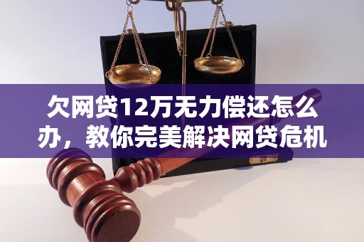 欠网贷12万无力偿还怎么办，教你完美解决网贷危机