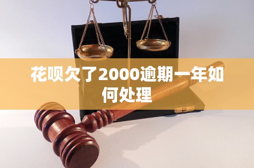 花呗欠了2000逾期一年如何处理