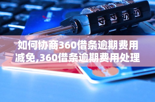 如何协商360借条逾期费用减免,360借条逾期费用处理技巧