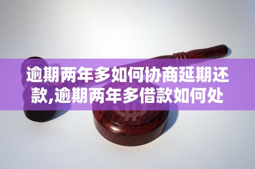 逾期两年多如何协商延期还款,逾期两年多借款如何处理