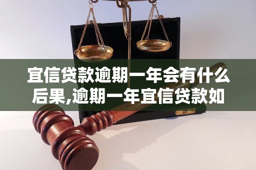 宜信贷款逾期一年会有什么后果,逾期一年宜信贷款如何处理