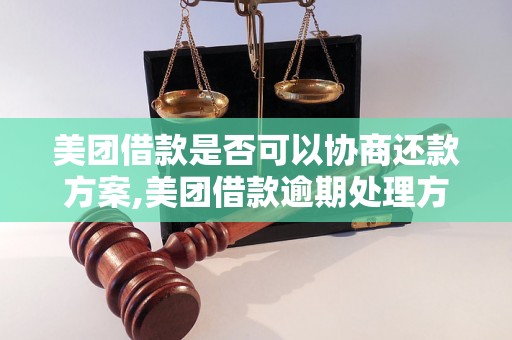 美团借款是否可以协商还款方案,美团借款逾期处理方法