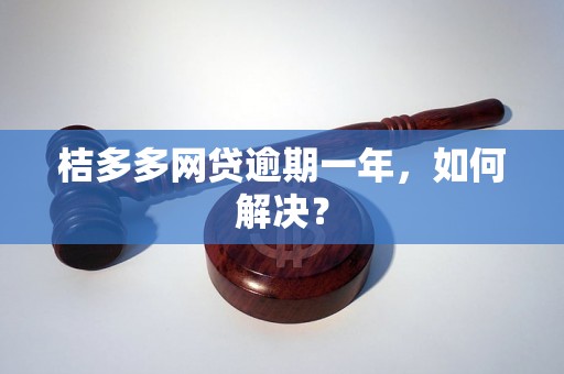 桔多多网贷逾期一年，如何解决？