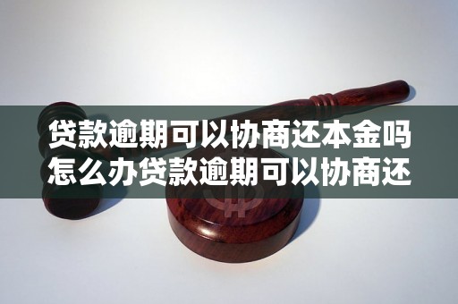 贷款逾期可以协商还本金吗怎么办贷款逾期可以协商还本金吗