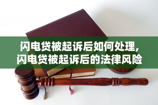 闪电贷被起诉后如何处理,闪电贷被起诉后的法律风险与解决方案