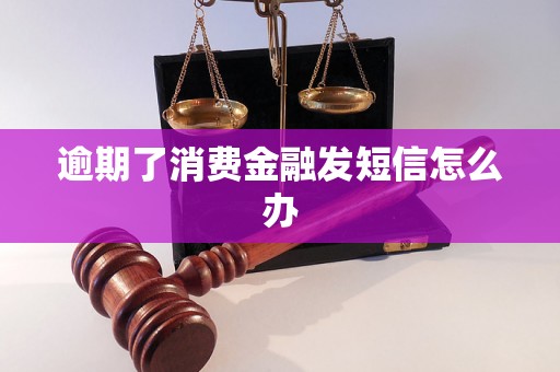 逾期了消费金融发短信怎么办