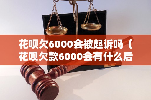 花呗欠6000会被起诉吗（花呗欠款6000会有什么后果）