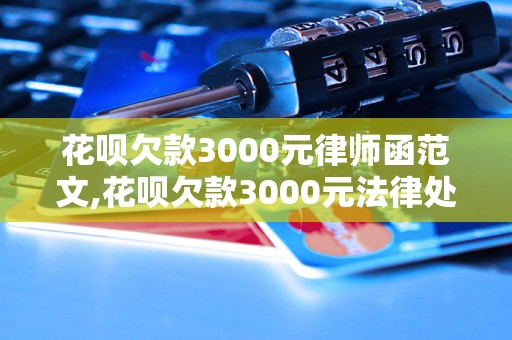 花呗欠款3000元律师函范文,花呗欠款3000元法律处理步骤