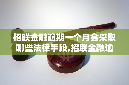 招联金融逾期一个月会采取哪些法律手段,招联金融逾期一个月会提起诉讼吗