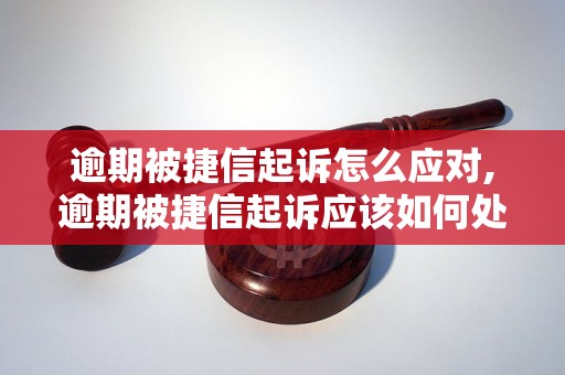 逾期被捷信起诉怎么应对,逾期被捷信起诉应该如何处理