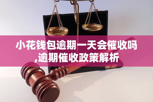 小花钱包逾期一天会催收吗,逾期催收政策解析