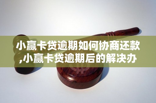 小赢卡贷逾期如何协商还款,小赢卡贷逾期后的解决办法