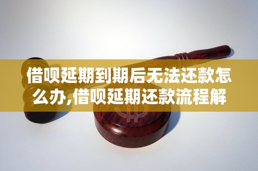 借呗延期到期后无法还款怎么办,借呗延期还款流程解析