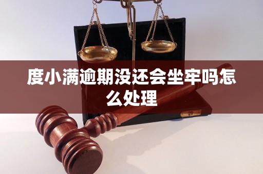 度小满逾期没还会坐牢吗怎么处理