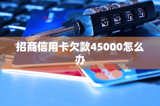 招商信用卡欠款45000怎么办