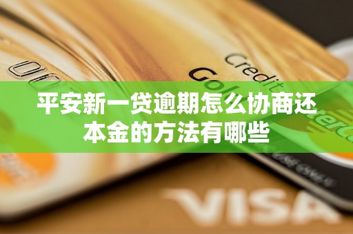 平安新一贷逾期怎么协商还本金的方法有哪些