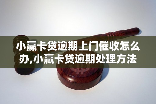 小赢卡贷逾期上门催收怎么办,小赢卡贷逾期处理方法