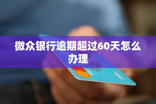 微众银行逾期超过60天怎么办理