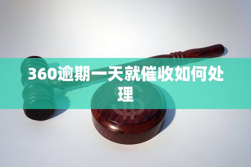 360逾期一天就催收如何处理