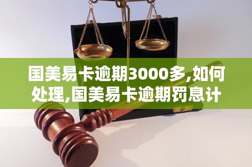 国美易卡逾期3000多,如何处理,国美易卡逾期罚息计算公式