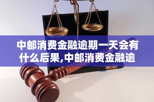 中邮消费金融逾期一天会有什么后果,中邮消费金融逾期处理流程