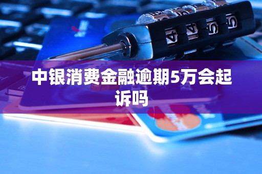 中银消费金融逾期5万会起诉吗