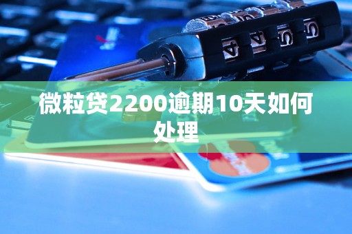 微粒贷2200逾期10天如何处理