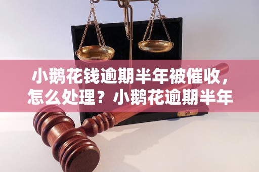 小鹅花钱逾期半年被催收，怎么处理？小鹅花逾期半年被催收如何解决？