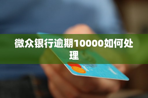 微众银行逾期10000如何处理