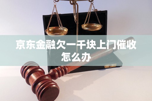 京东金融欠一千块上门催收怎么办