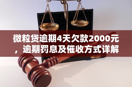 微粒贷逾期4天欠款2000元，逾期罚息及催收方式详解